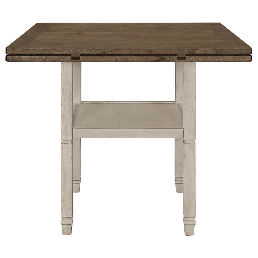 (image for) Sarasota 60-inch Extension Counter Dining Table Rustic Cream