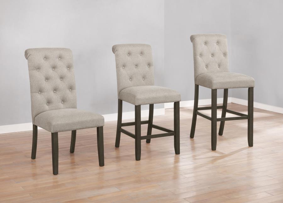 (image for) Balboa Fabric Upholstered Dining Side Chair Beige (Set of 2)