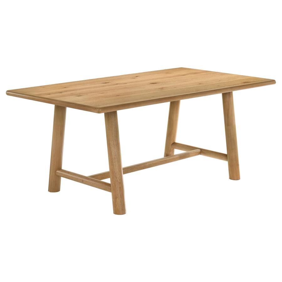 (image for) Duncan 71-inch Rectangular Wood Dining Room Table Washed Oak