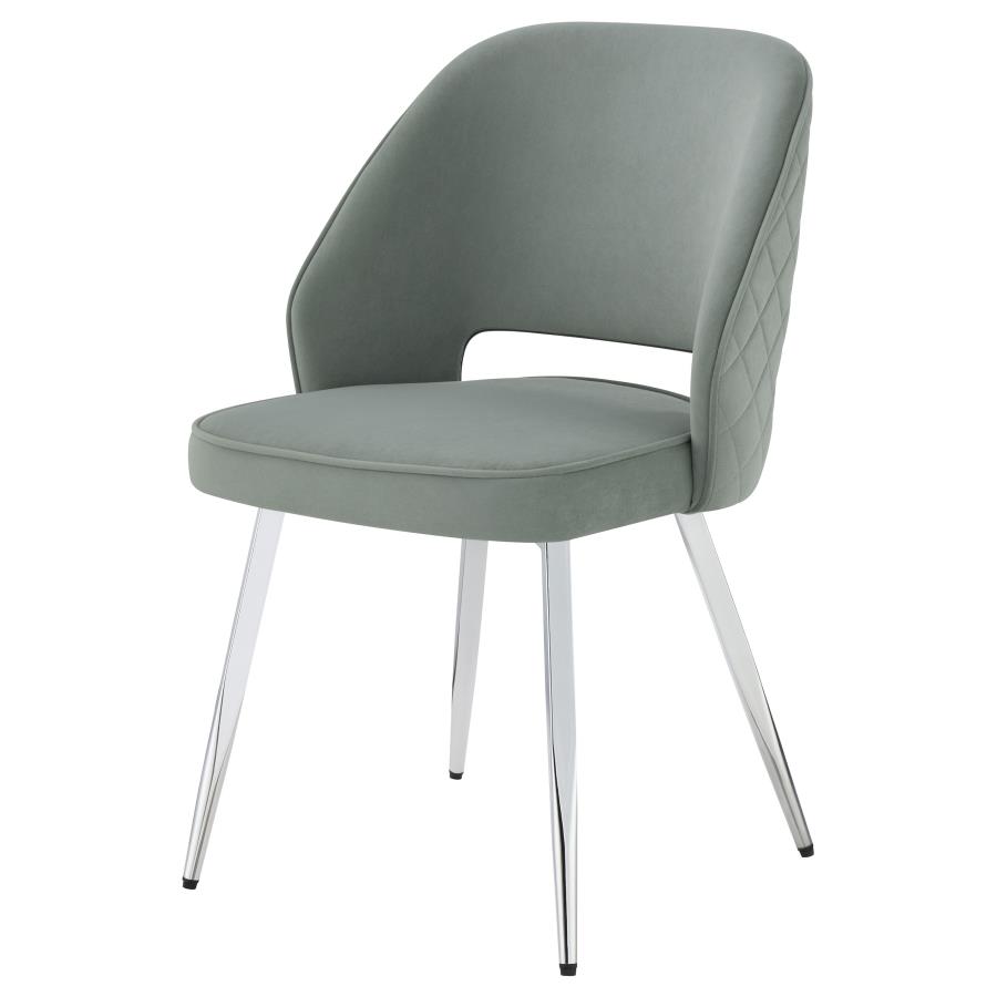 (image for) Hastings Upholstered Dining Side Chair Grey (Set of 2)