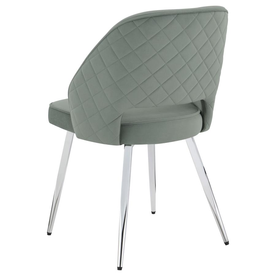 (image for) Hastings Upholstered Dining Side Chair Grey (Set of 2)