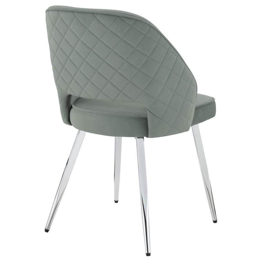 (image for) Hastings Upholstered Dining Side Chair Grey (Set of 2)