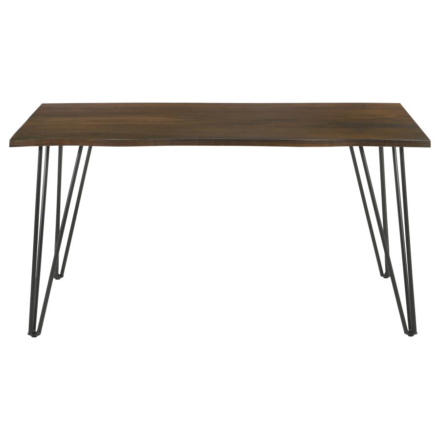 (image for) Topeka 60-inch Live Edge Dining Table Mango Cocoa