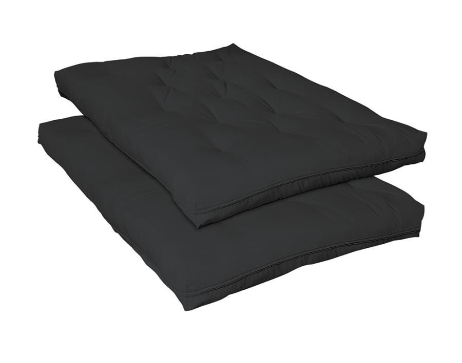 (image for) 7.5" Deluxe Innerspring Futon Pad Black