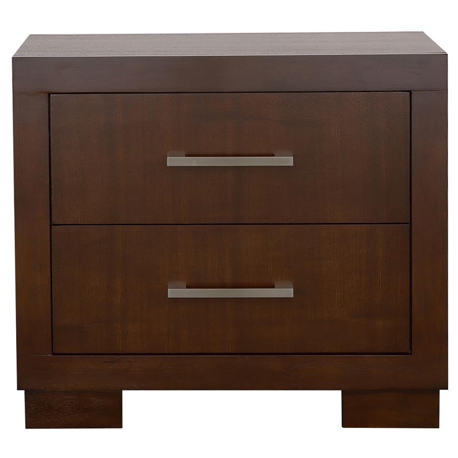 (image for) Jessica 2-drawer Nightstand Cappuccino