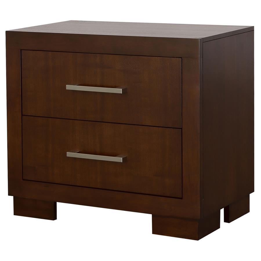 (image for) Jessica 2-drawer Nightstand Cappuccino