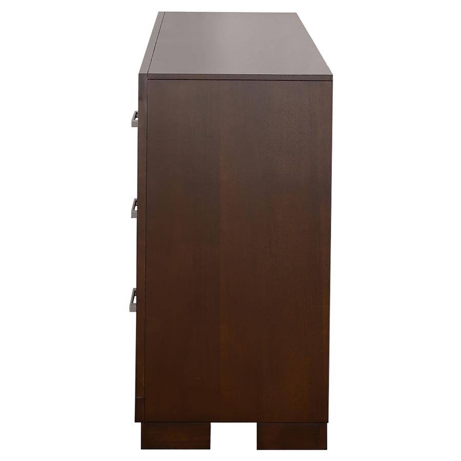 (image for) Jessica 6-drawer Dresser Cappuccino