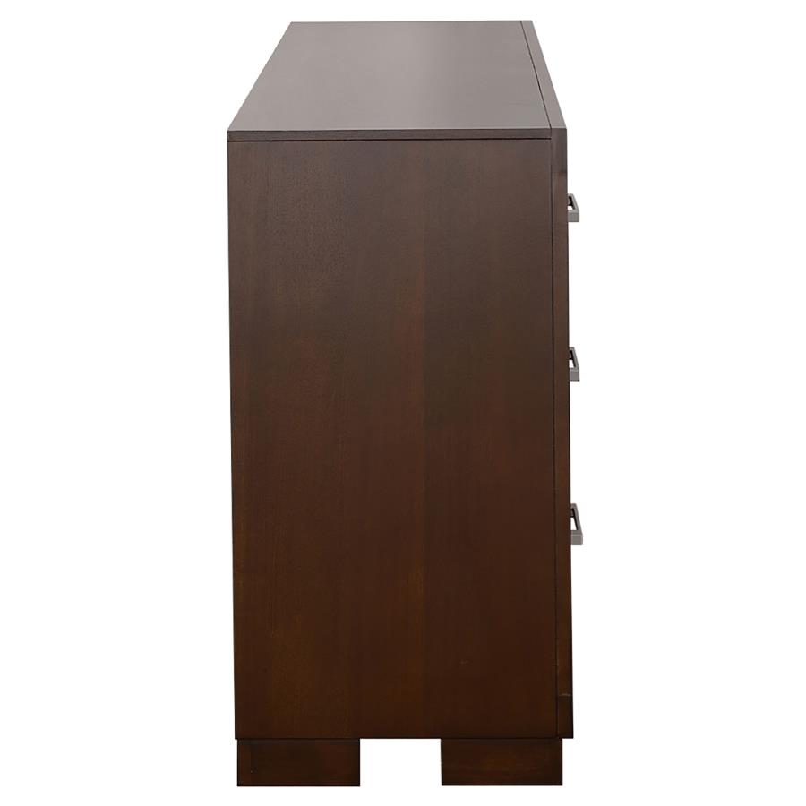 (image for) Jessica 6-drawer Dresser Cappuccino