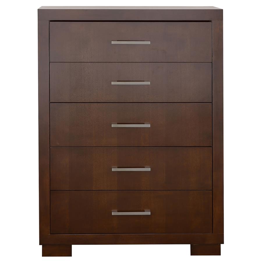 (image for) Jessica 5-drawer Bedroom Chest Cappuccino