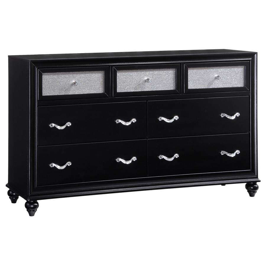 (image for) Barzini 7-drawer Dresser Black