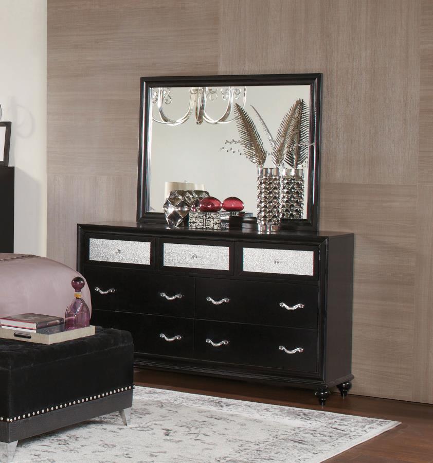 (image for) Barzini 7-drawer Dresser Black