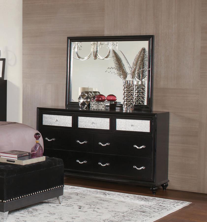 (image for) Barzini Dresser Mirror Black