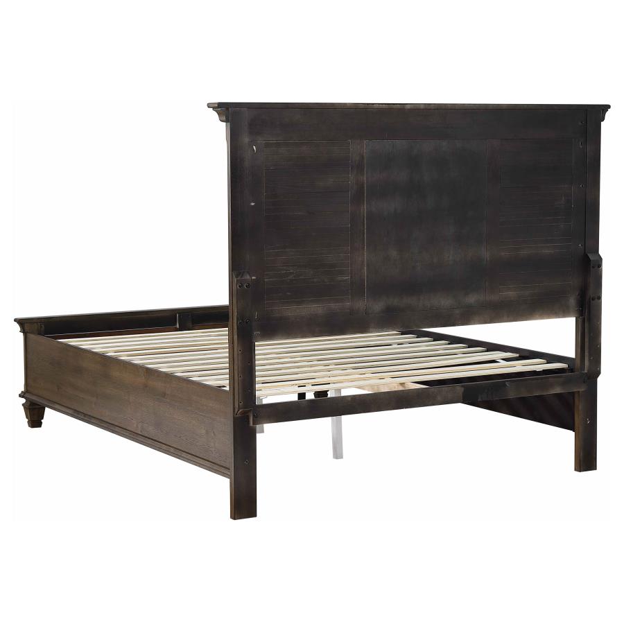 (image for) Franco Wood Eastern King Storage Panel Bed Burnished Oak