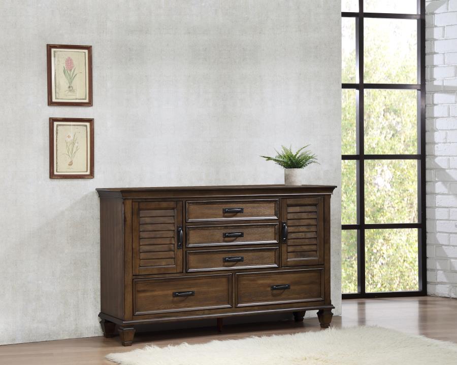 (image for) Franco 52-drawer Dresser Burnished Oak