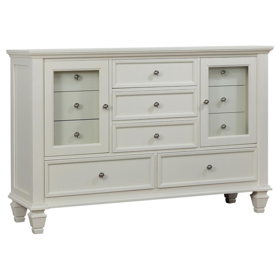 (image for) Sandy Beach 11-drawer Dresser Cream White