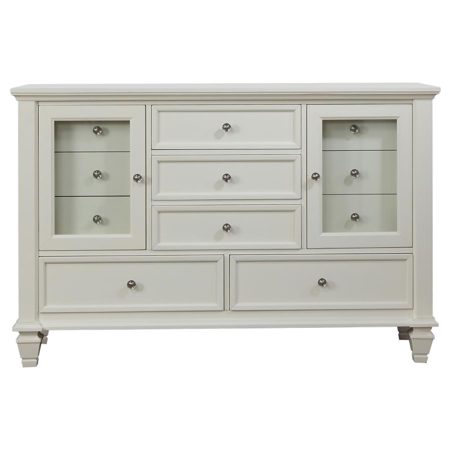 (image for) Sandy Beach 11-drawer Dresser Cream White