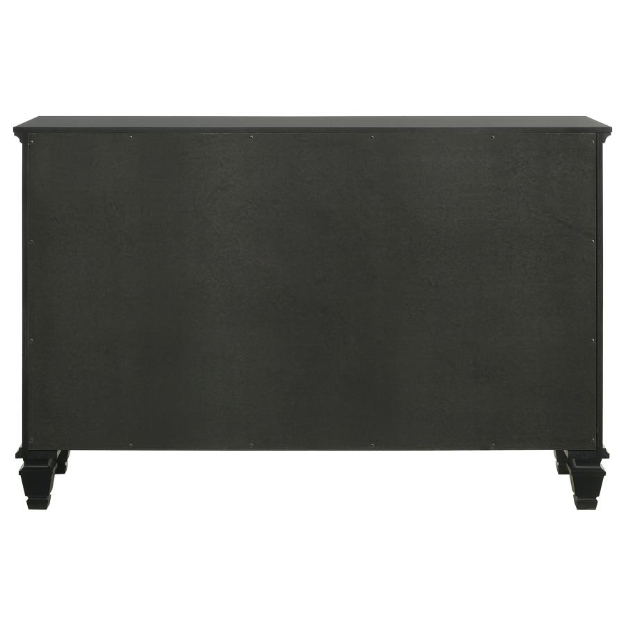 (image for) Sandy Beach 11-drawer Dresser Black