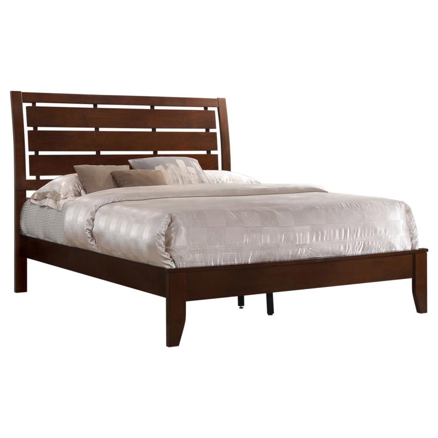 (image for) Serenity 4-piece Full Bedroom Set Rich Merlot