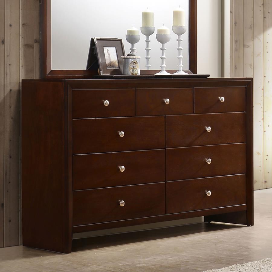 (image for) Serenity 9-drawer Dresser Rich Merlot