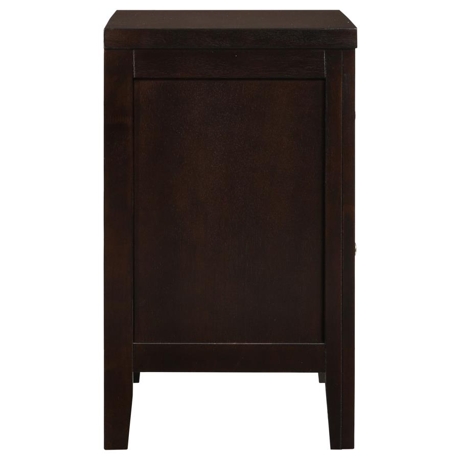 (image for) Carlton 2-drawer Nightstand Cappuccino