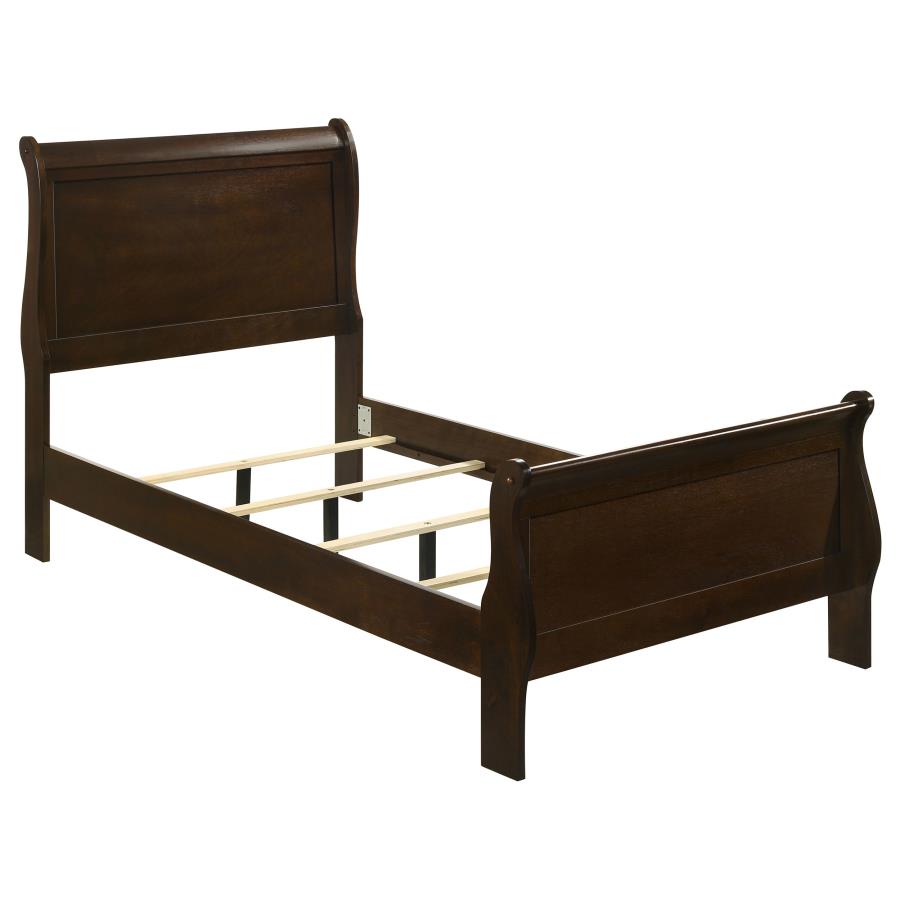 (image for) Louis Philippe 4-piece Twin Bedroom Set Cappuccino