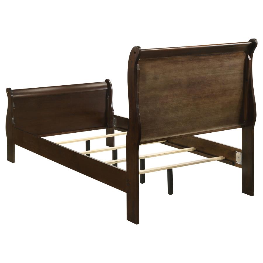 (image for) Louis Philippe 4-piece Twin Bedroom Set Cappuccino