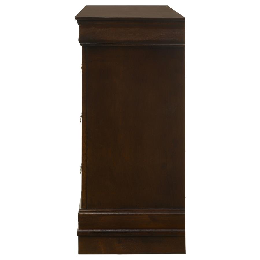 (image for) Louis Philippe 6-drawer Dresser Cappuccino