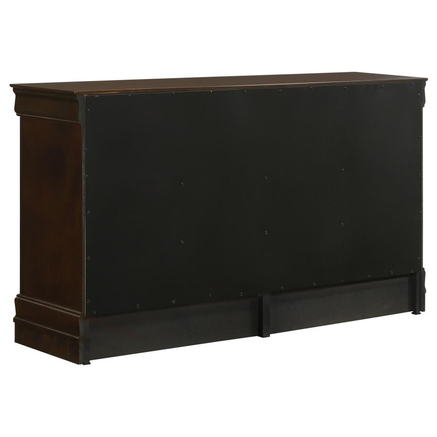 (image for) Louis Philippe 6-drawer Dresser Cappuccino