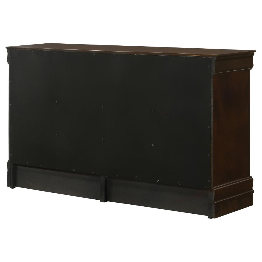 (image for) Louis Philippe 6-drawer Dresser Cappuccino