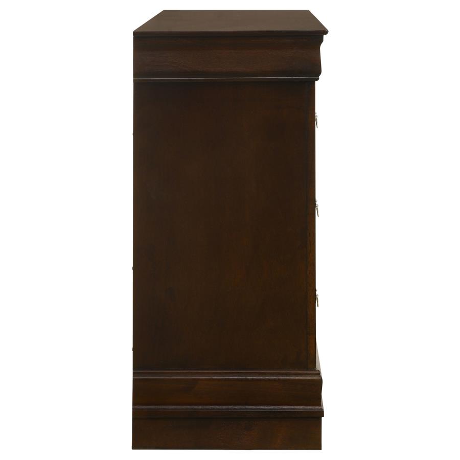 (image for) Louis Philippe 6-drawer Dresser Cappuccino