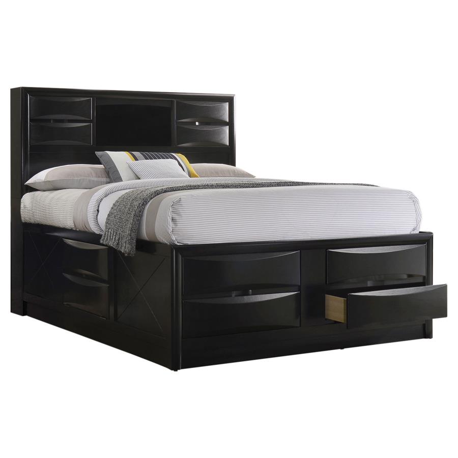 (image for) Briana 4-piece Eastern King Bedroom Set Black