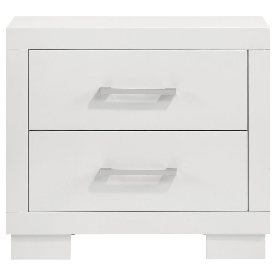 (image for) Jessica 2-drawer Nightstand Cream White