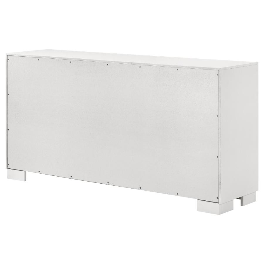 (image for) Jessica 6-drawer Dresser Cream White