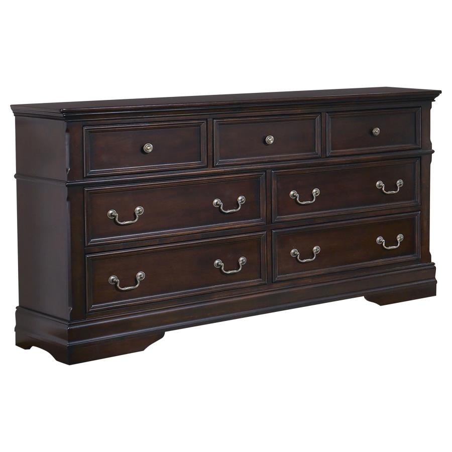 (image for) Cambridge 7-drawer Dresser Cappuccino