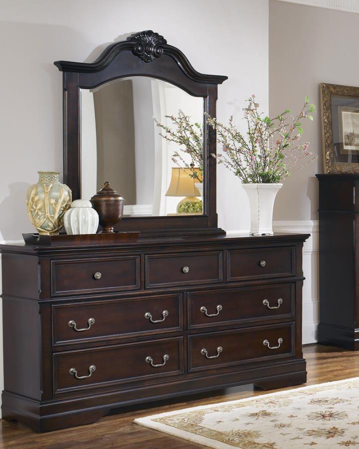 (image for) Cambridge Dresser Mirror Cappuccino