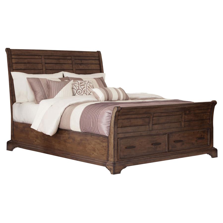 (image for) Elk Grove 4-piece California King Bedroom Set Bourbon