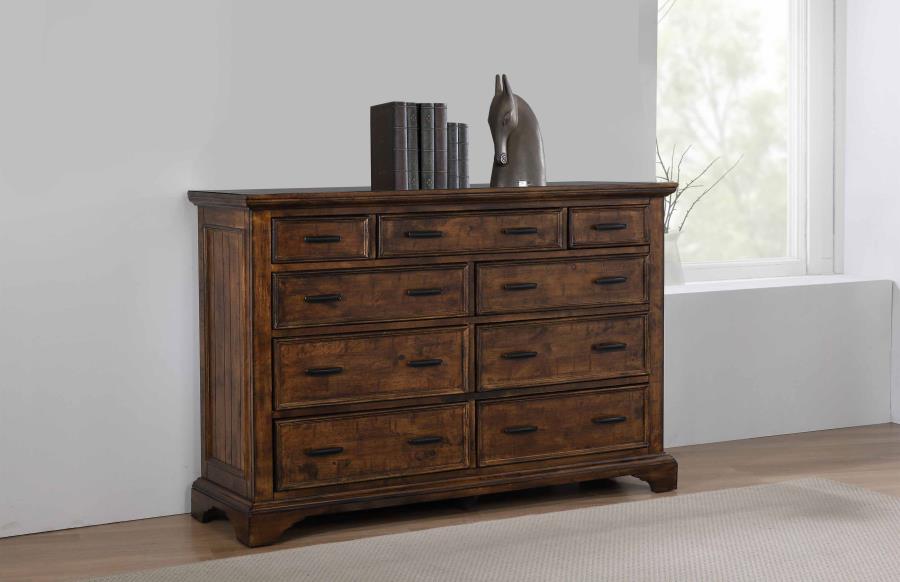 (image for) Elk Grove 9-drawer Dresser Vintage Bourbon