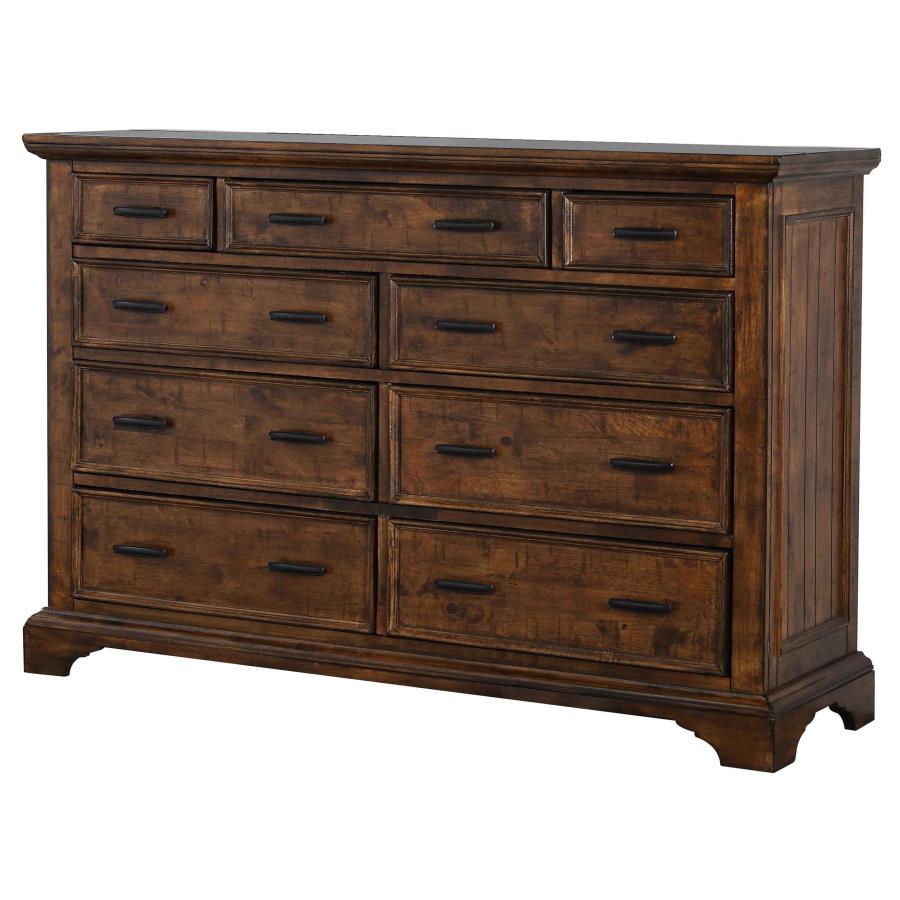 (image for) Elk Grove 9-drawer Dresser Vintage Bourbon