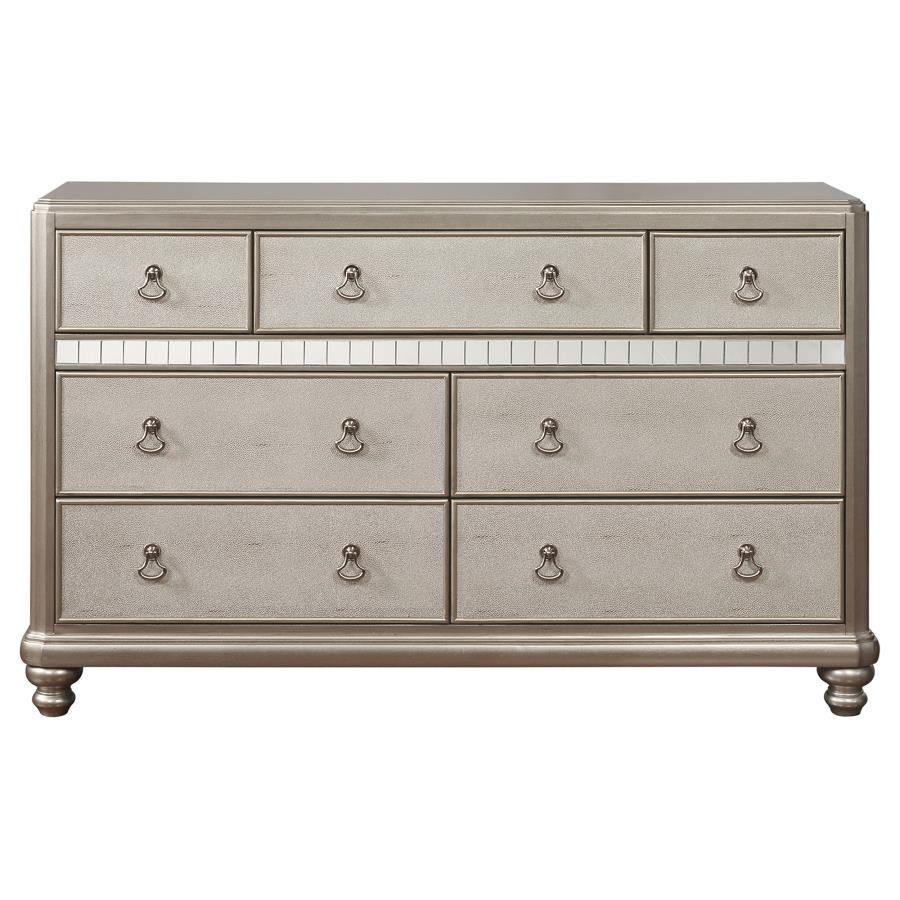 (image for) Bling Game 7-drawer Dresser Metallic Platinum