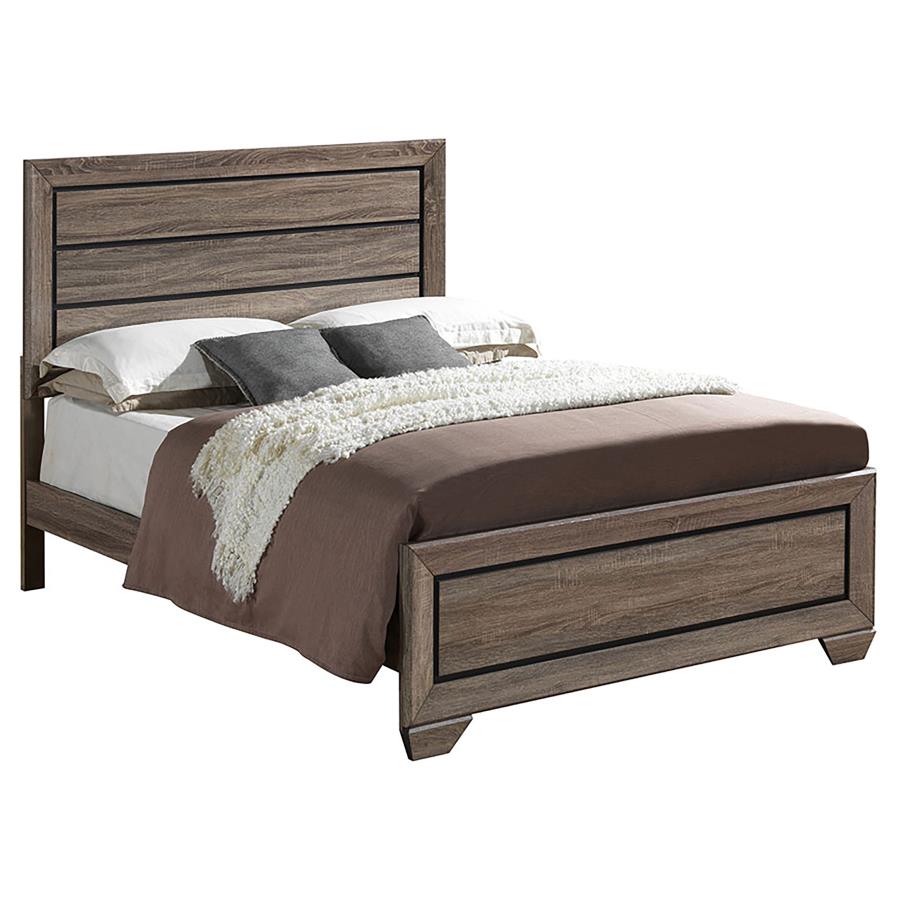 (image for) Kauffman 5-piece California King Bedroom Set Washed Taupe