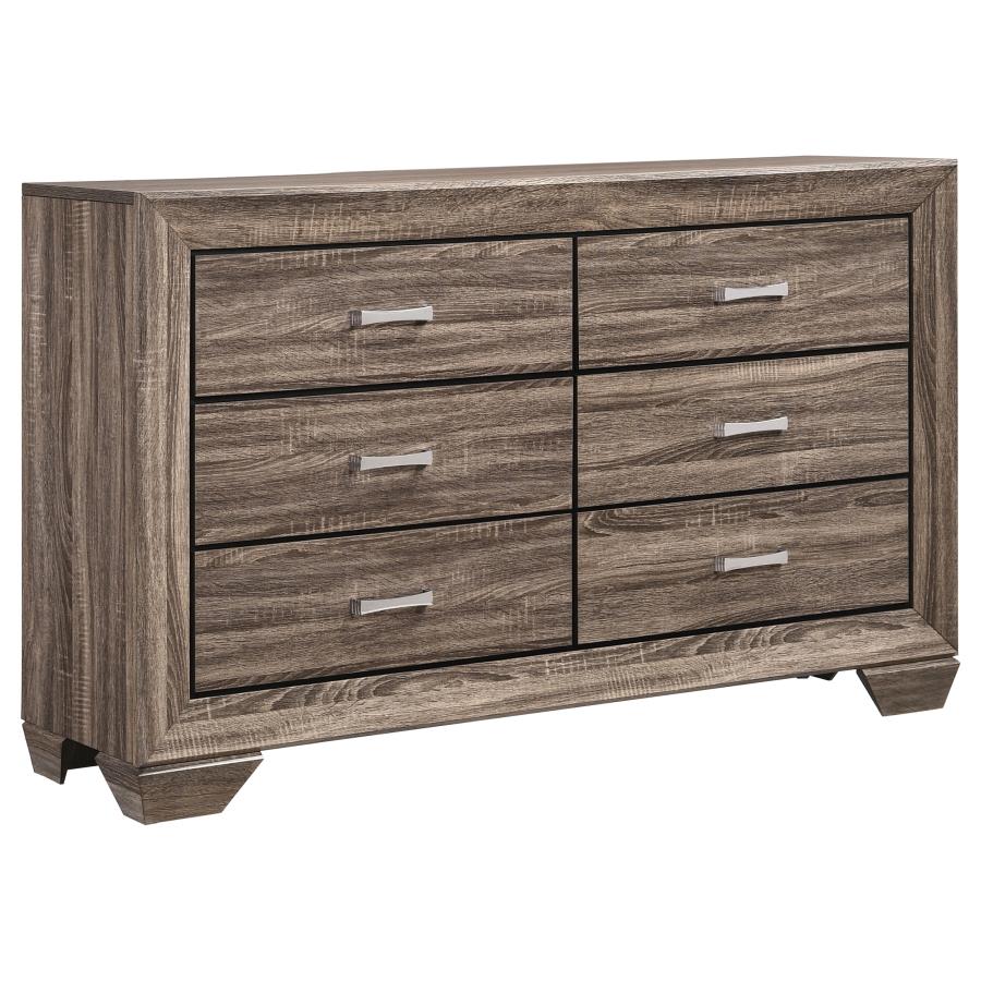 (image for) Kauffman 5-piece California King Bedroom Set Washed Taupe