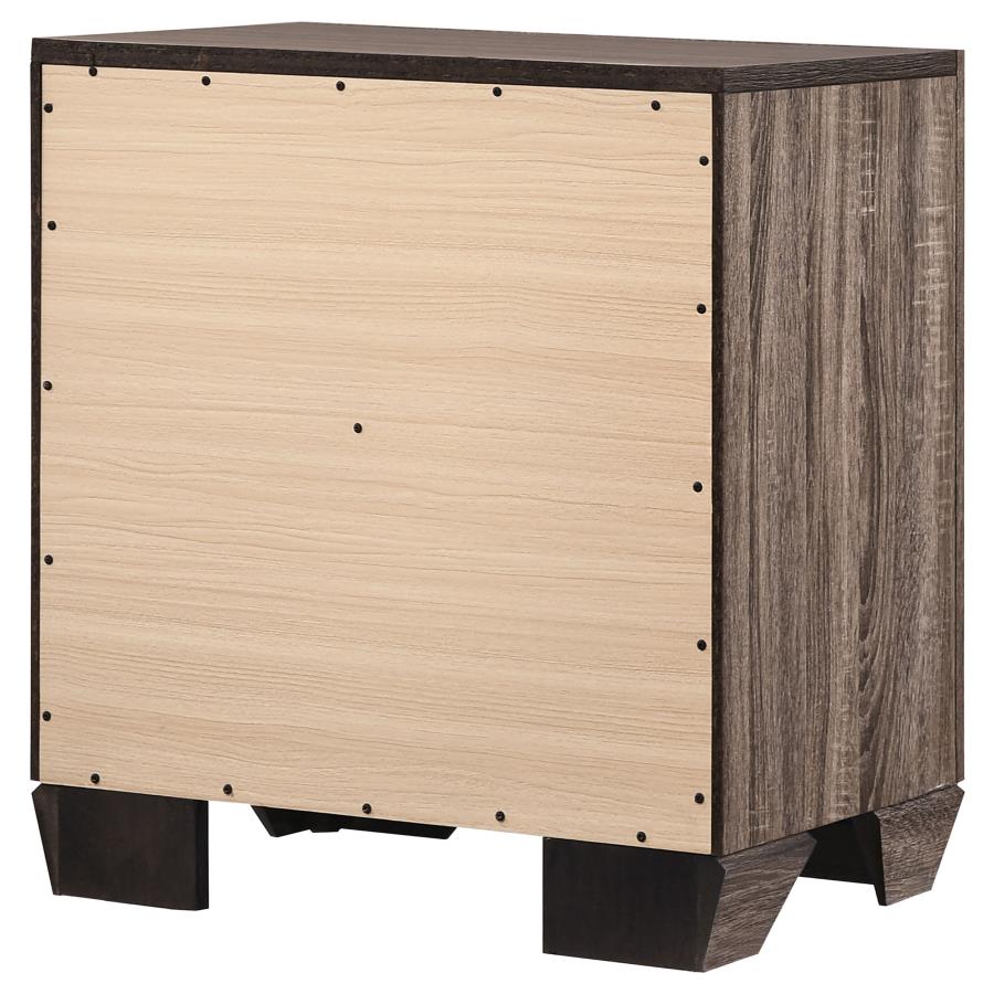 (image for) Kauffman 2-drawer Nightstand Washed Taupe