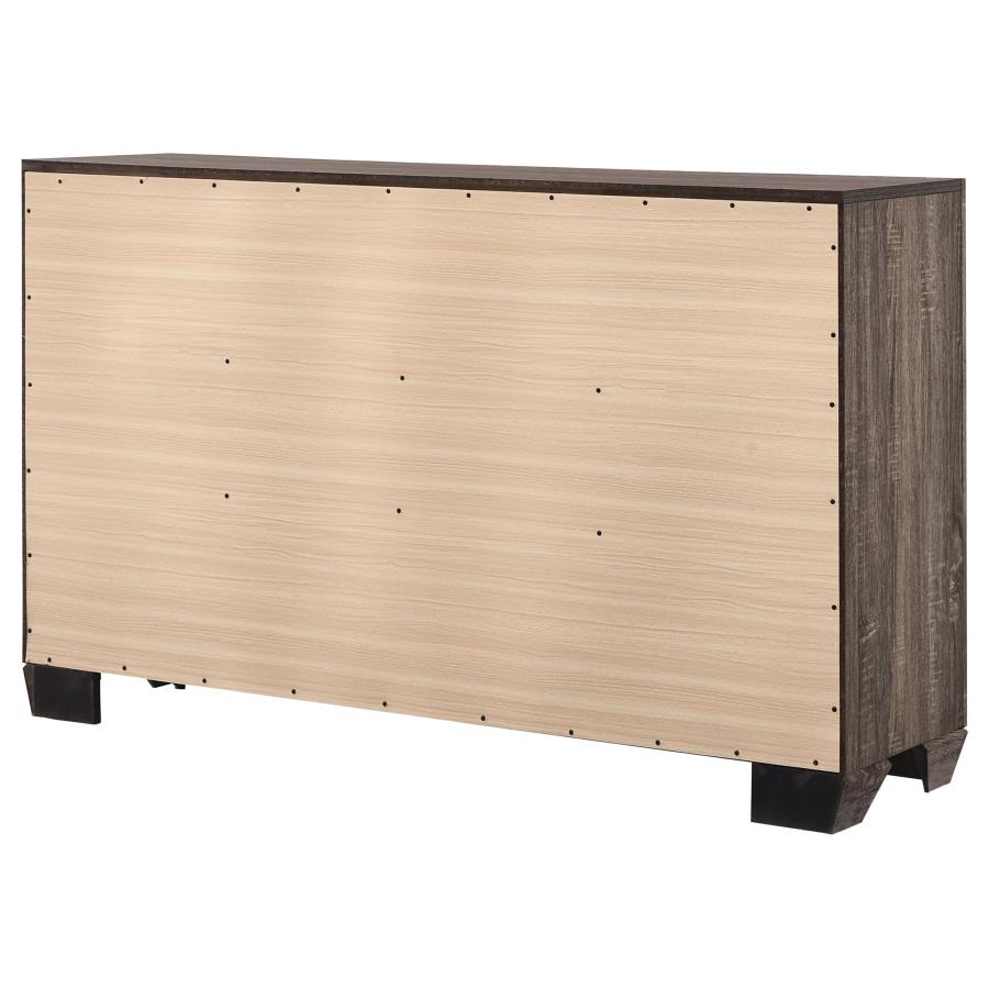 (image for) Kauffman 6-drawer Dresser Washed Taupe