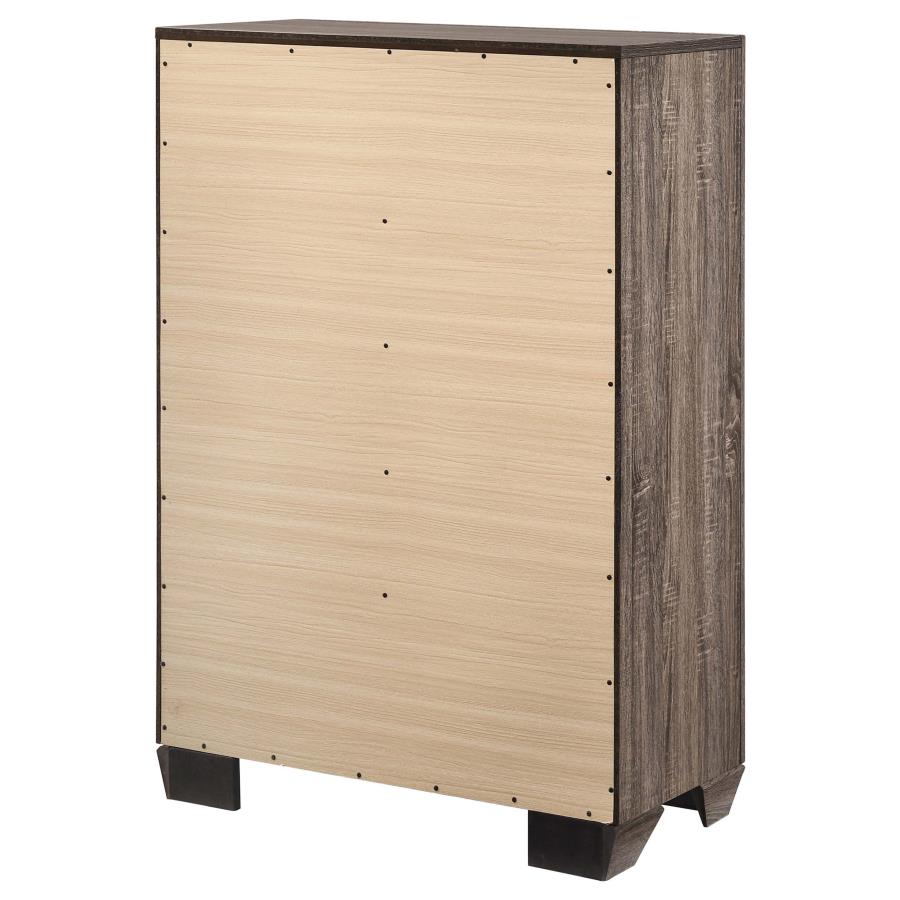 (image for) Kauffman 5-drawer Bedroom Chest Washed Taupe