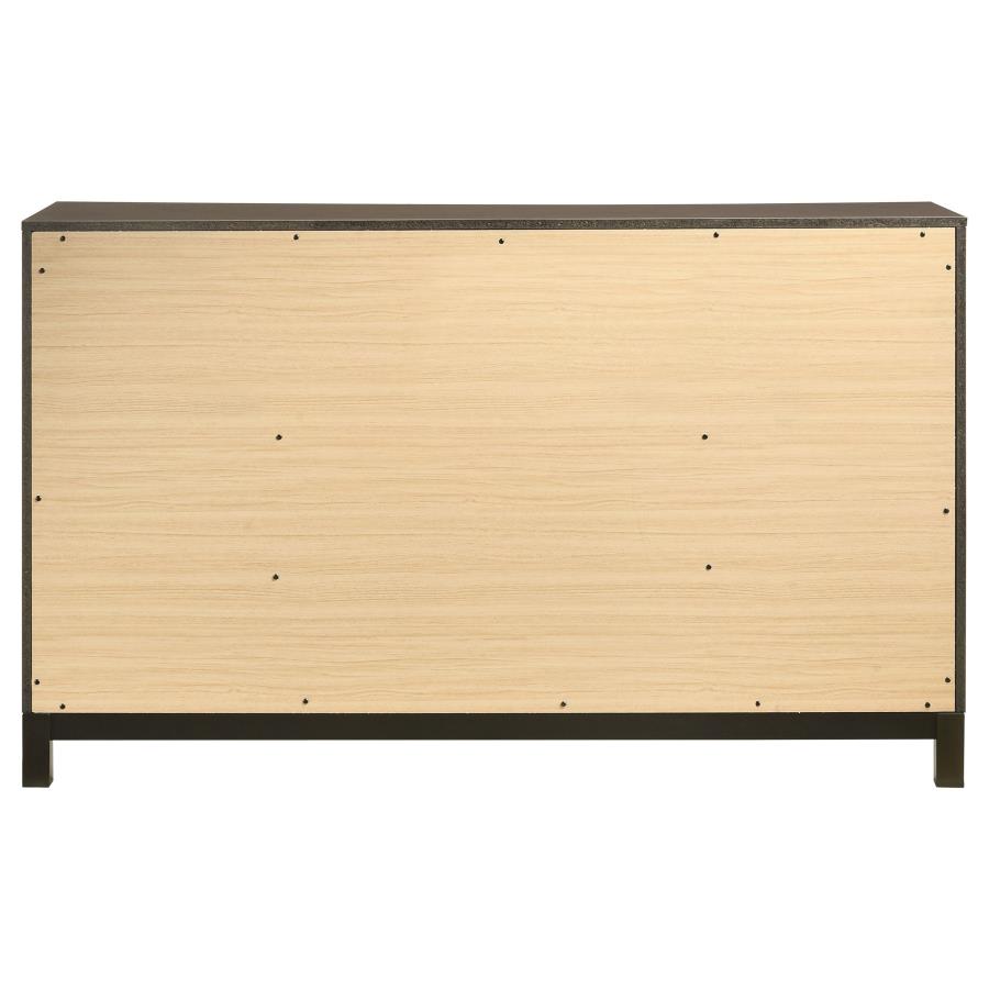 (image for) Edmonton 6-drawer Dresser Rustic Tobacco