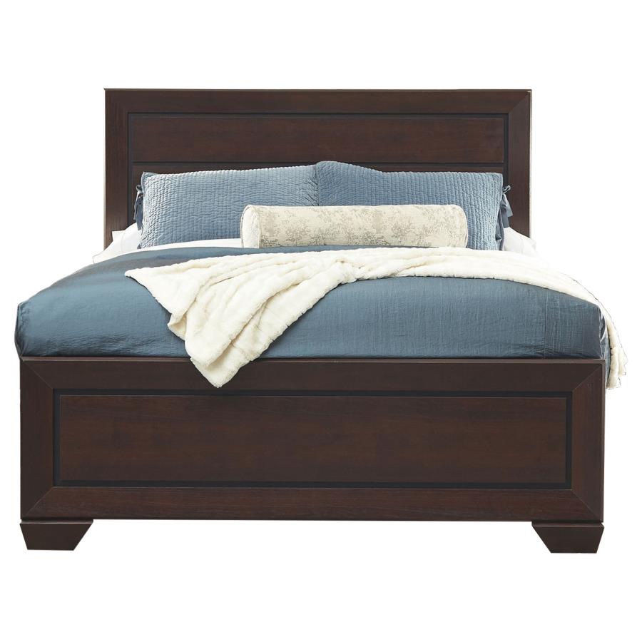 (image for) Kauffman 4-piece California King Bedroom Set Dark Cocoa