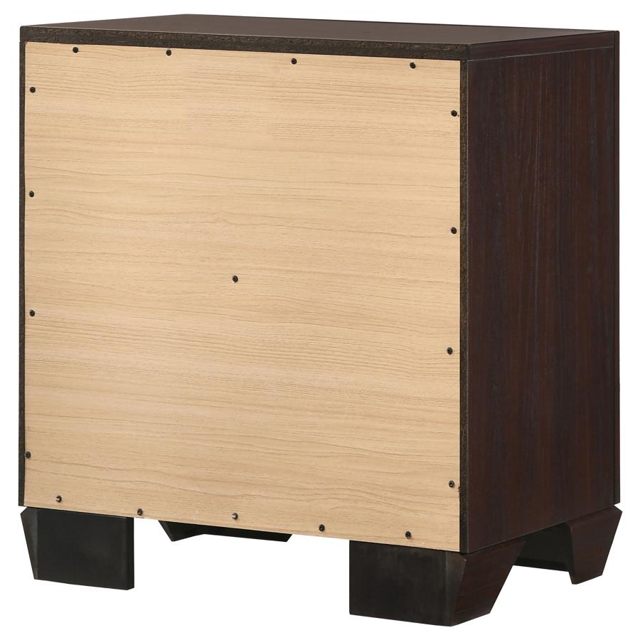 (image for) Kauffman 2-drawer Nightstand Dark Cocoa