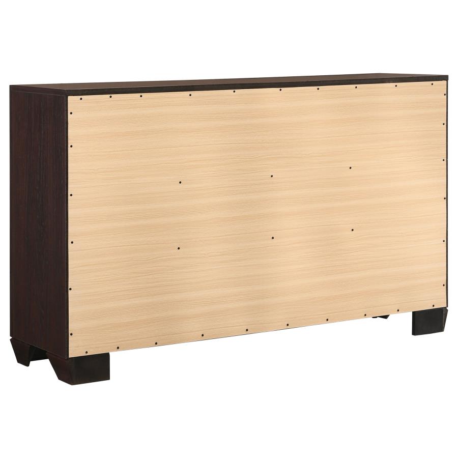 (image for) Kauffman 6-drawer Dresser Dark Cocoa