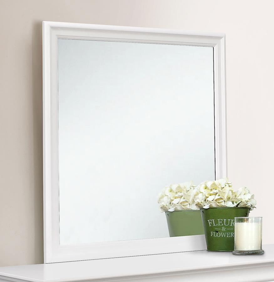 (image for) Louis Philippe Dresser Mirror White