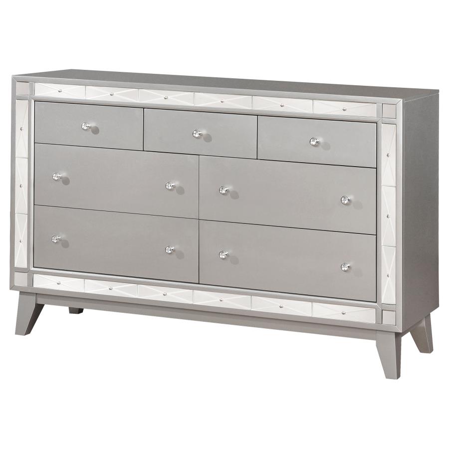 (image for) Leighton 7-drawer Dresser Metallic Mercury